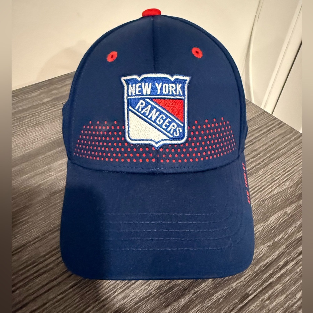 NHL New York Rangers Navy and Red Kids Cap